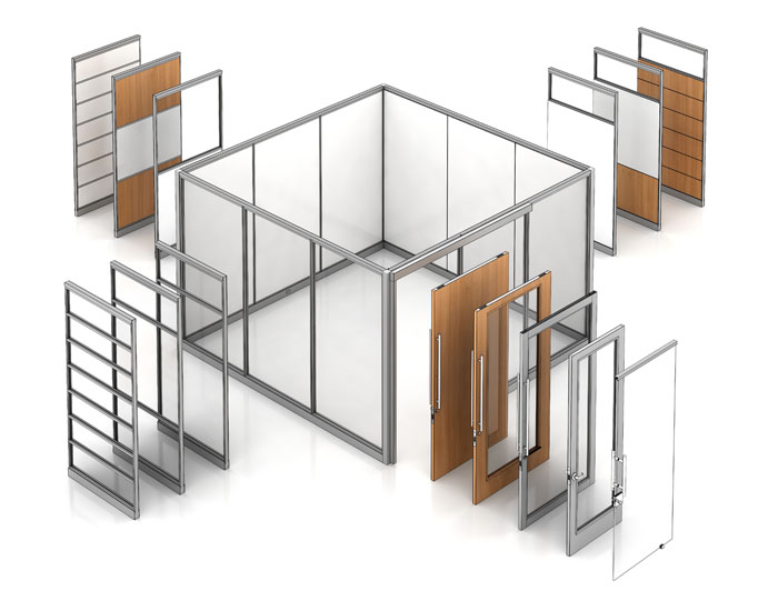 The volo moveable office wall system